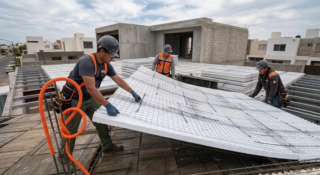 Construpanel preparado para instalación